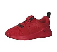 Puma Unisex Kids Puma Wired Run Ac Inf Sneakers, High Risk Red-Puma Black, 4 UK