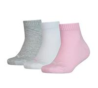 Puma Unisex Kid's Quarter Socken, Rose Water, 2.5-5 (Pack of 3)
