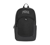 PUMA Unisex Kid's Rally Backpack, Black/Granite Heather, L, Rally Backpack