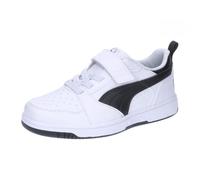 PUMA Boy's Unisex Kids Rebound V6 LO AC+ PS Sneaker, White Black Black, 10 UK Child