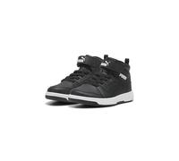 PUMA Boy's Unisex Kids Rebound V6 MID WTR AC+ PS Sneaker, Shadow Gray Black White, 10 UK Child