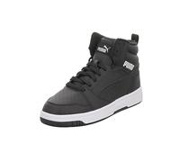 PUMA Unisex Kids Rebound V6 Mid WTR Jr Sneaker, Shadow Gray Puma Black Puma White, 3 UK