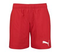 PUMA Boys Swim Mid Shorts (1 Pack) Red 5-6 Years