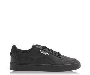 Puma Unisex Kids Shuffle Jr Sneaker, Puma Black Puma Black Puma Silver, 4 UK
