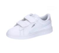 PUMA Smash 3.0 Holo 2.0 V PS Sneaker, White-Mauve Mist Silver, 1.5 UK