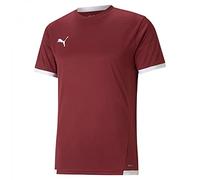 PUMA Unisex Kids teamLIGA Jersey Jr Shirt, Cordovan-puma White, size: 176