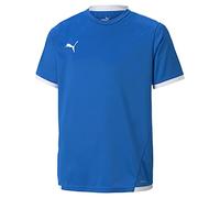 PUMA Teamliga Youth Football Jersey, Electric Blue/White, size 9-10 Youth
