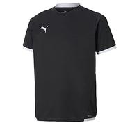 PUMA Teamliga Youth Football Jersey, Black/White, size 15-16 Youth