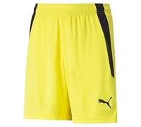 PUMA Unisex Kids Teamliga Shorts Jr 1730973031, Fluo Yellow-puma Black, 140 UK