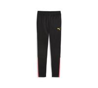 PUMA Unisex Kids Teamliga Training Jr Knitted Pants, Puma Black-sun Stream, 164 EU