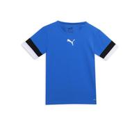 PUMA Unisex Kids teamRISE Jersey Jr Shirt, Electric Blue Lemonade-puma Black-puma White, 140