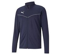 PUMA Unisex Kid's teamRISE Training Poly Jacket Jr Track, Peacoat White, 164
