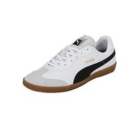 PUMA Unisex King 21 It Soccer Shoe, Puma White Puma Black Gum, 5 UK