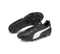 PUMA Unisex King Pro 21 Fg Soccer Shoe, Puma Black Puma White, 6 UK