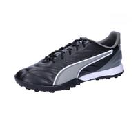 PUMA Unisex King PRO TT Soccer Shoe, Black White-Cool Dark Gray, 12 UK