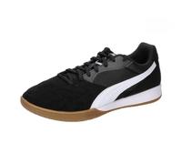 PUMA Unisex KING TOP Indoor Training Football Boots, PUMA Black-PUMA White-PUMA Gold, 10.5 UK