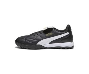 PUMA Unisex KING TOP Turf Football Boots, PUMA Black-PUMA White-PUMA Gold, 8.5 UK