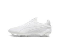 Puma Unisex KING ULTIMATE FG/AG Football Boots - White - Size UK 8