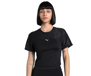 PUMA Unisex LACE TOP - Short T-Shirts, PUMA Black, XS