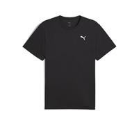 PUMA Unisex M Tad Essential Poly Texture Tee Tees (Pack of 1), black, XS