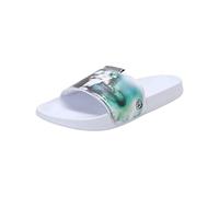 PUMA Unisex MAPF1 Graphic Leadcat FTR Slide Sandal, White-Spectra Green, 12 UK