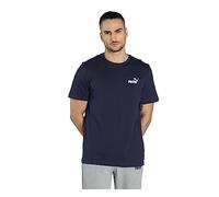 PUMA Unisex Mens ESS Small Logo Tee, Peacoat, L EU