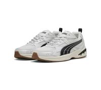 PUMA Unisex MILENIO TECH 2000 Sneaker, Feather Gray Black Silver, 9 UK