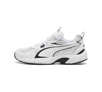 PUMA Unisex MILENIO TECH Sneaker, White Black Silver, 9.5 UK
