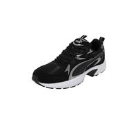 PUMA Unisex MILENIO TECH Suede Sneaker, Black Aged Silver-Cool Dark Gray, 9 UK