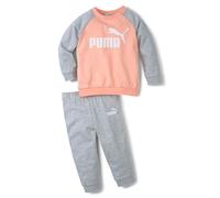Puma Unisex Minicats Inf Raglan ESS Crew Jogger Baby Tracksuit