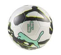 Puma Unisex Neymar Jr Graphic Soccer Ball, White- Black-Lux Lime SS26, 5 Neymar Jr Graphic Ball