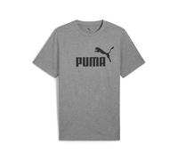 PUMA Unisex No. 1 Logo Tees, Medium Gray Heather, L EU