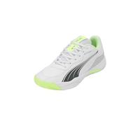 PUMA Unisex NOVA Smash Tennis Shoe, White-Luminous Blue-Fizzy Apple-Shadow Gray, 9.5 UK