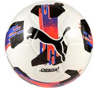 PUMA Unisex Orbita 6 Machine Stitch Soccer Ball PUMA White-Glowing Red-Purple Glimmer SS25 3
