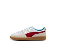 Puma Unisex Palermo Lth Trainers, White, Size 3, Women White