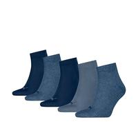 PUMA Unisex Plain Quarter, Denim Blue, 6-8 UK