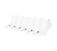 PUMA Unisex Sneaker Plain Sock, White-New, 35-38 (Pack of 3)