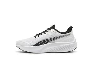 PUMA Unisex Pounce Lite Road Running Shoe, Puma White Puma Black, 12 UK