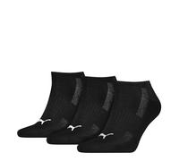 Puma Cushioned Sneaker Sock Black/White 6-8