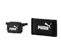 PUMA Unisex Puma Phase Waist Bags, Puma Black, One Size UK & PUMJV|#Puma Unisex Adult Phase Wallet Purse - Puma Black, OSFA, one Size