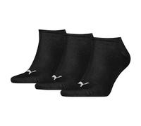 PUMA Unisex Puma Sneaker Socks 3 Pair Pack black 12-13.5 UK, Black,