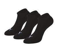 PUMA Unisex Puma Sneaker Socks 3 Pair Pack black 6 8 UK, Grey White Black, 8-Jun UK, one size