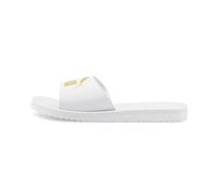 PUMA Unisex PURECAT Beach & Pool Shoes, White Team Gold, 12 UK