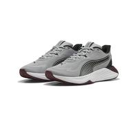 PUMA Unisex PWR Hybrid TR Cross Trainer, Gray Echo-Ruby Shimmer Black, 5 UK