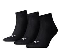 Puma Unisex Quarter Plain 3pak Socks 906978 32/27108000 12