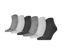 Puma Unisex Quarter Socks, 6-Pack - Quarter Plain ECOM 6P, Logo, Uni