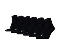 Puma Unisex Quarter Socks, 6-Pack - Quarter Plain ECOM 6P, Logo, Uni