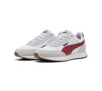 PUMA Unisex R78 LIGHTWIND Sneaker, Cool Light Gray-Dark Crimson White, 9.5 UK
