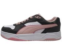 PUMA Unisex RBD Break Low Sneaker, White-Poised Pink Black, 6 UK