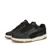 PUMA Unisex RBD Game Low WTR Sneaker, Black Black Team Gold, 5.5 UK